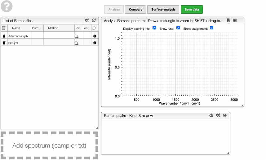compare spectra
