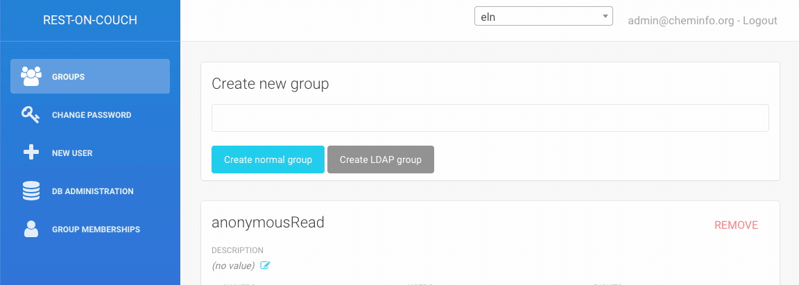Creating a group