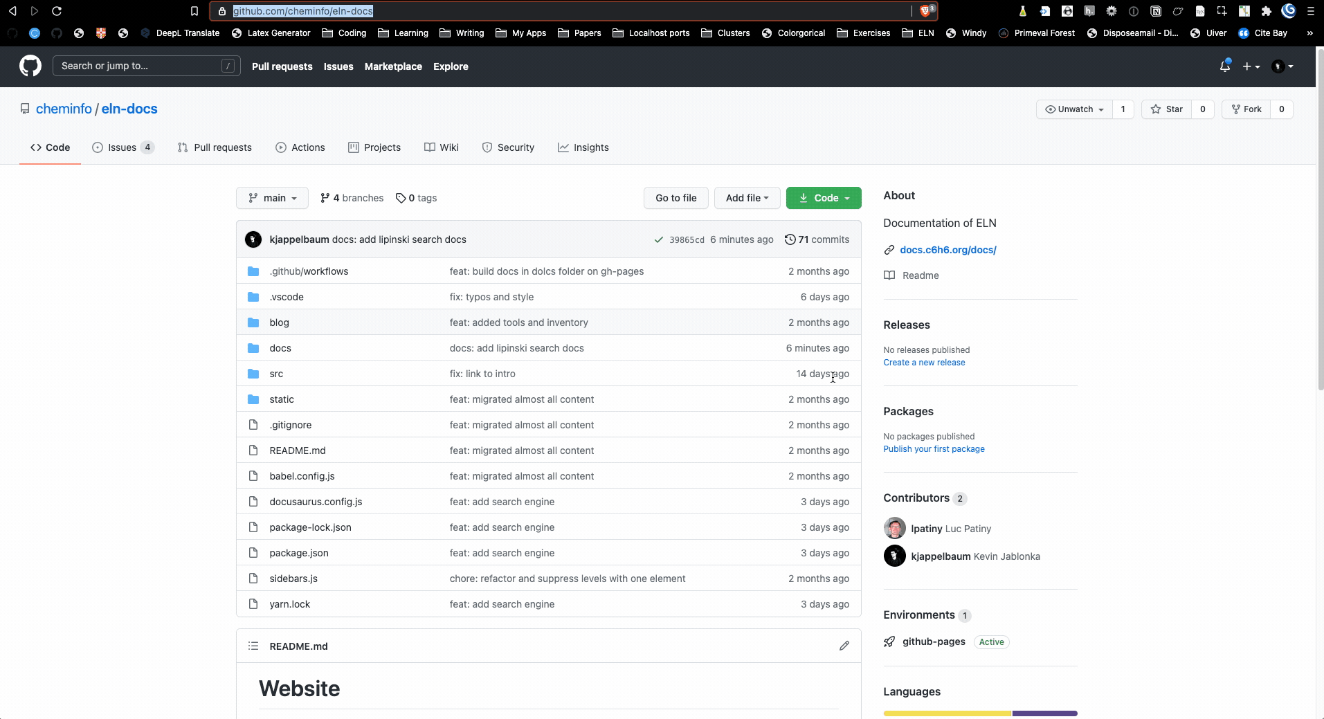 edit a file on GitHub