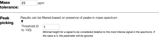 peak picking