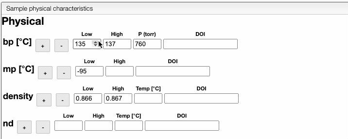 physical properties