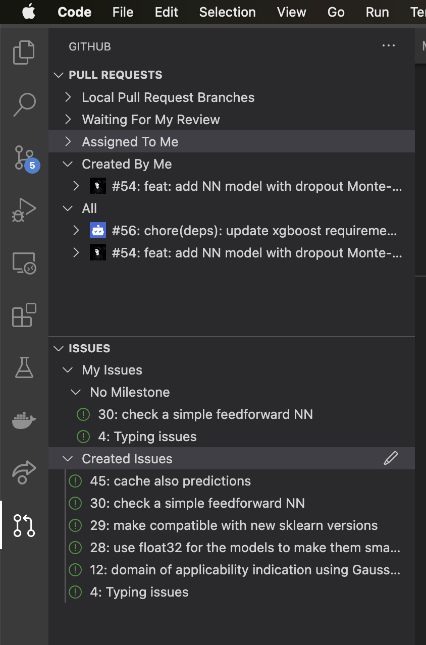 PR in VSCode